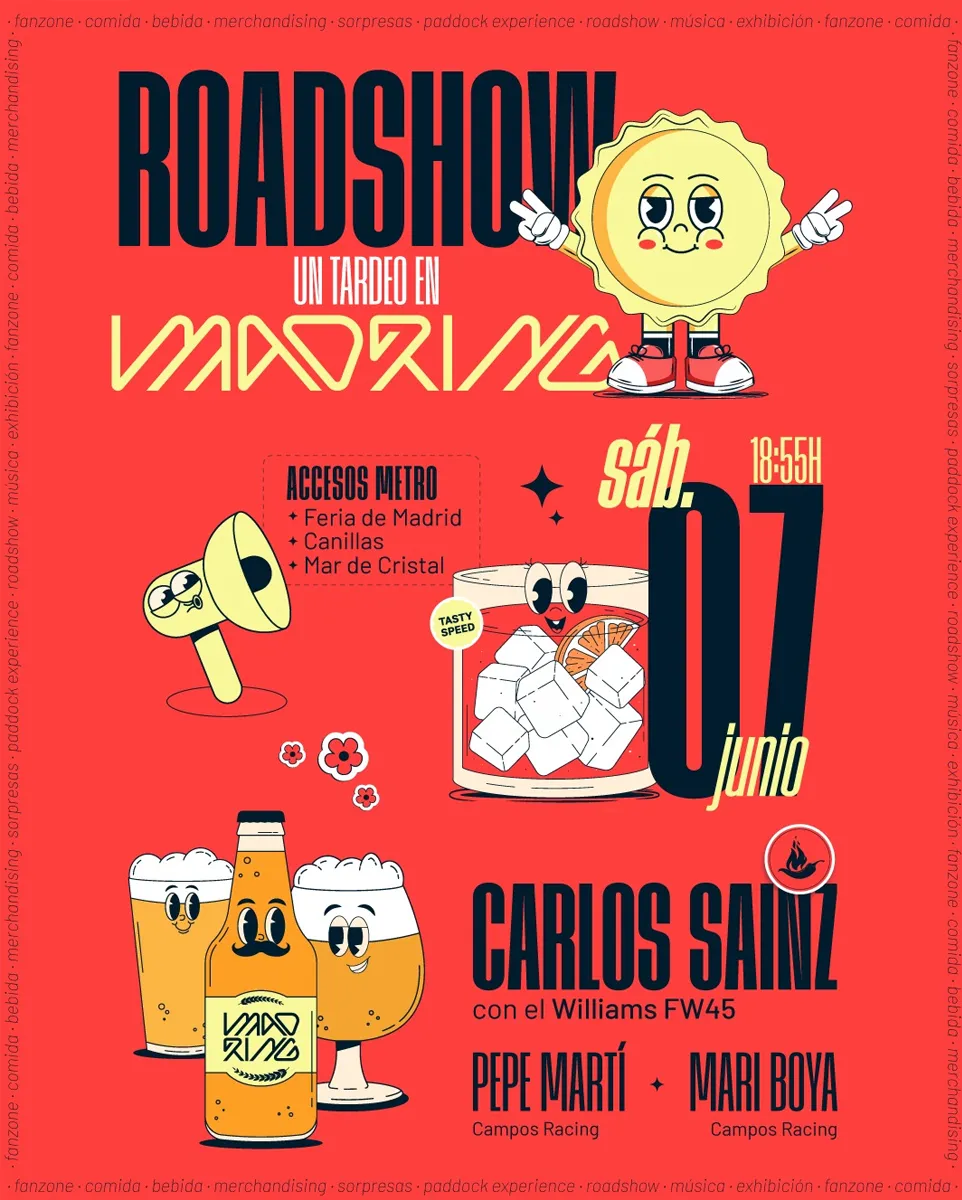 MADRING cartel de tardeo