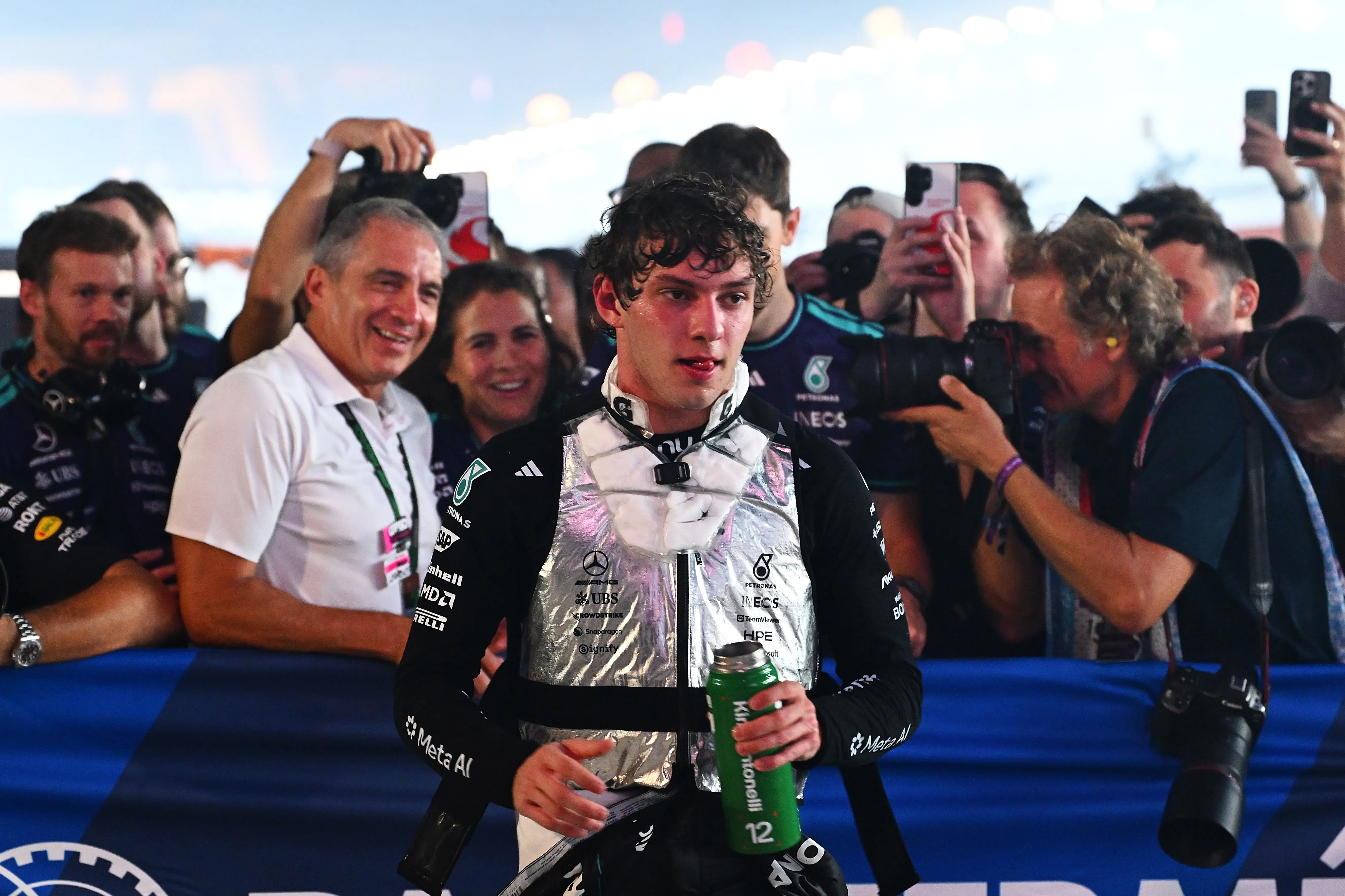 Antonelli en gp Singapur.