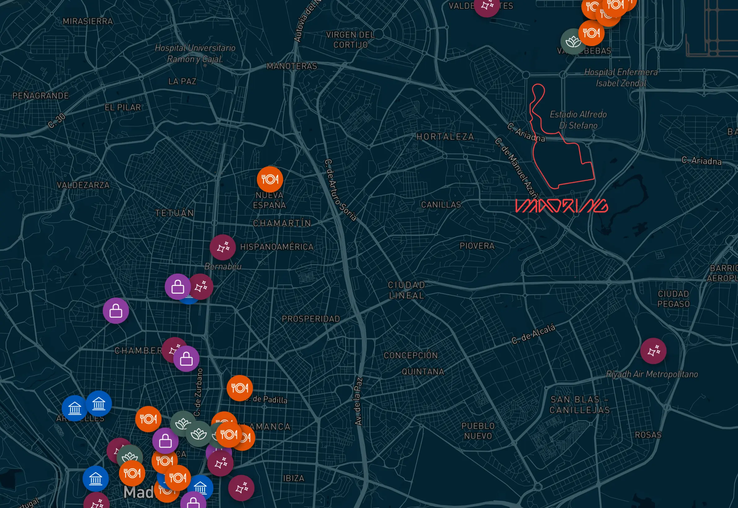 MADRING Insider map
