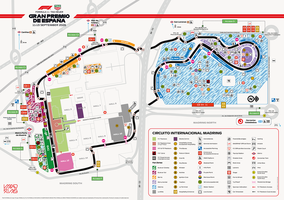 MAPA MADRING