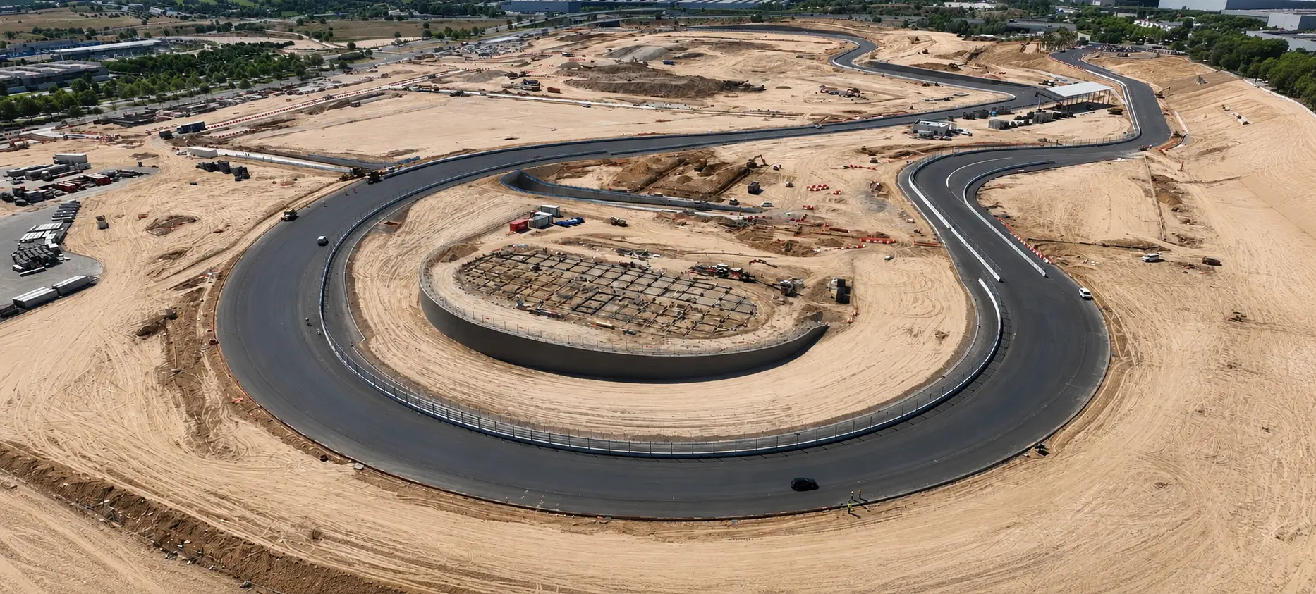 Obras del circuito y monumental de MADRING