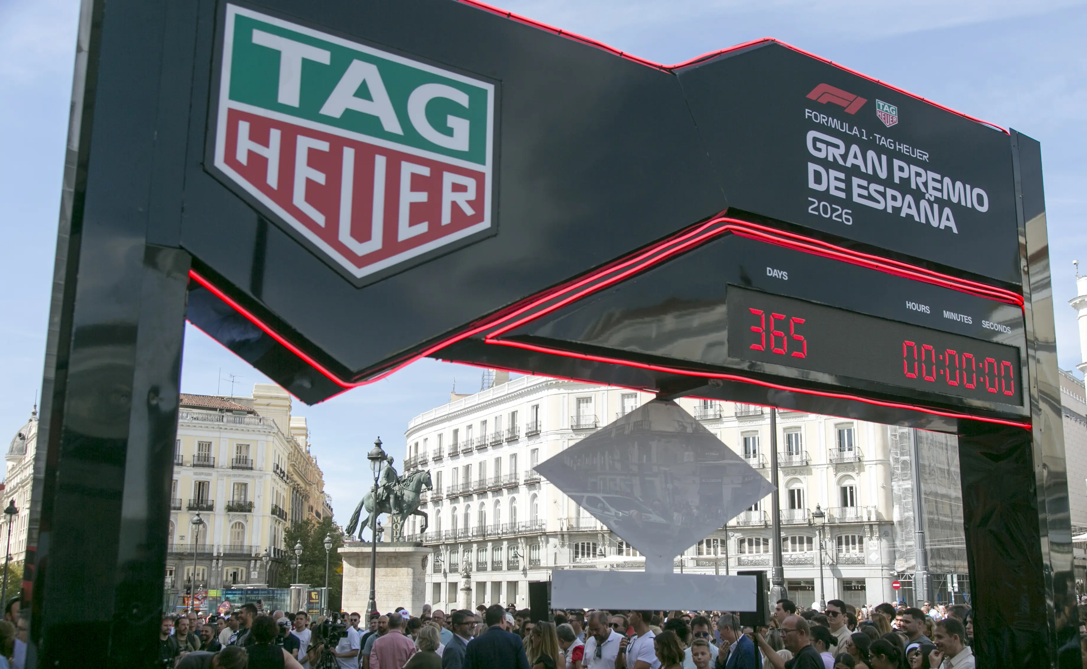 Presentación en Puerta del Sol countdown en MADRING