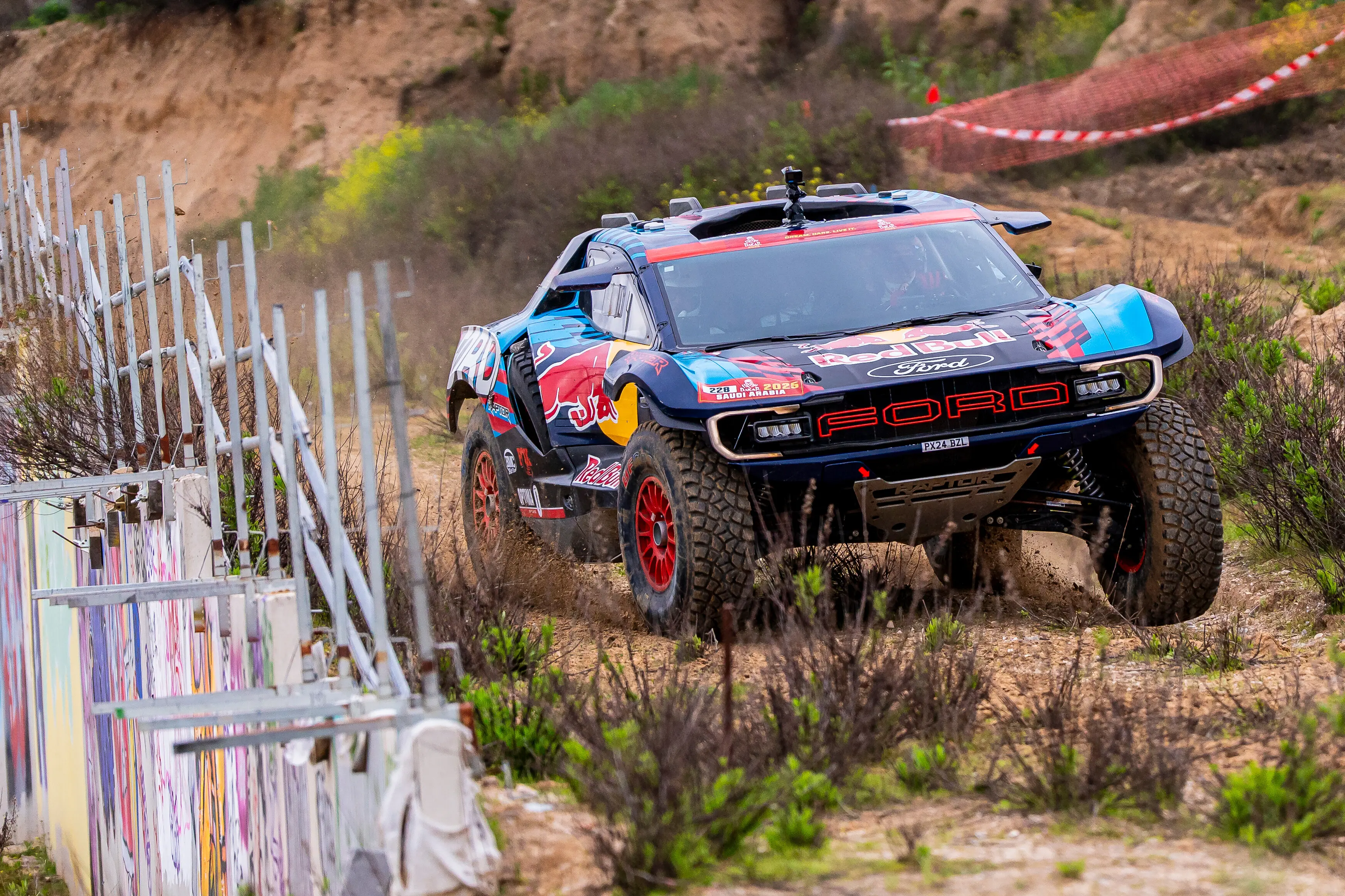 Redbull raptor in the circuit in MADRING