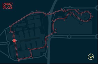 Trazado del circuito de MADRING