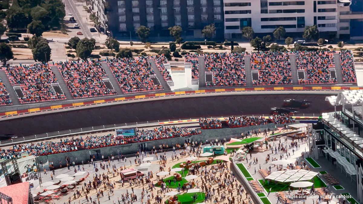 Render chicane in MADRING